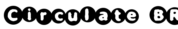 Circulate BRK font preview