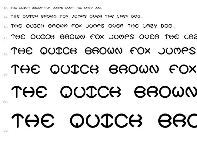 Code Of Life + Spheroids BRK font waterfall