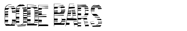 Code Bars font