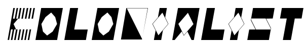 Colonialistas font