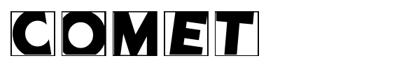 Comet font