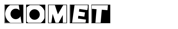 Comet font preview