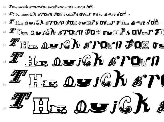 Contipopgua font waterfall