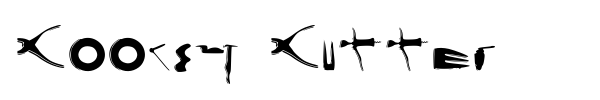 Cooksy Cutter font