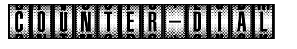 Counter-Dial font