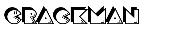 Crackman font