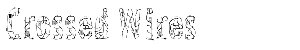 Crossed Wires font