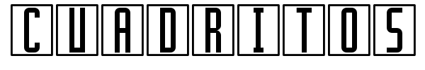 Cuadritos St font