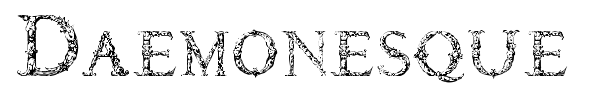 Daemonesque font