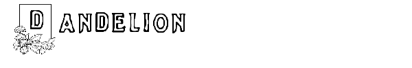 Dandelion font