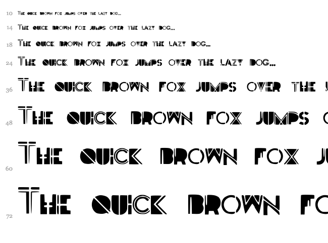 DarkFont font waterfall