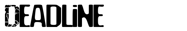 Deadline font