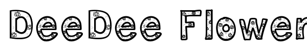 DeeDee Flowers font