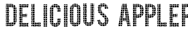 Delicious Applepie font