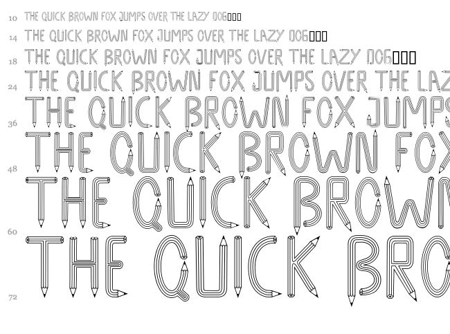 Design Design font waterfall