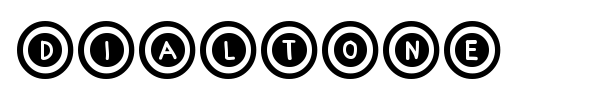 Dialtone font