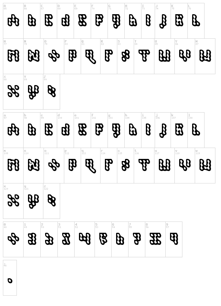 Dispute font map