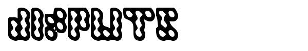 Dispute font