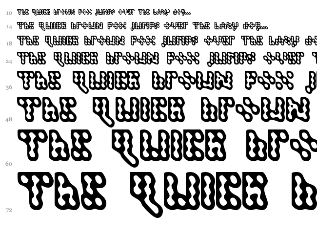 Dispute font waterfall