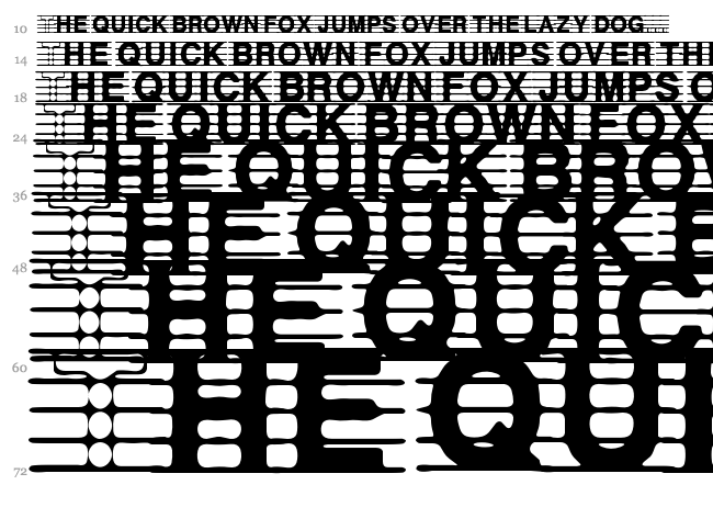 Distracted Musician font waterfall