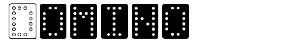 Domino font preview