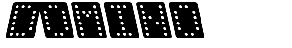 Domino font preview