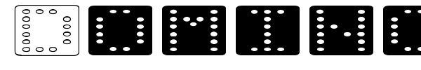 Domino font preview