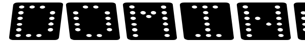 Domino font preview