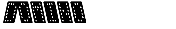 Domino font preview