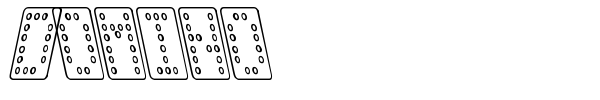 Domino font preview