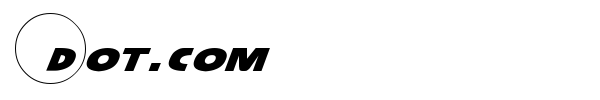 Dot.com font