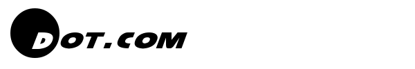 Dot.com font preview