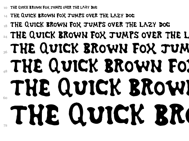 Dreamwish font waterfall