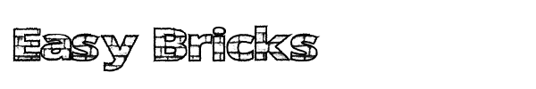 Easy Bricks font