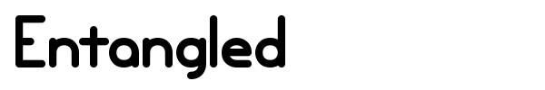 Entangled font