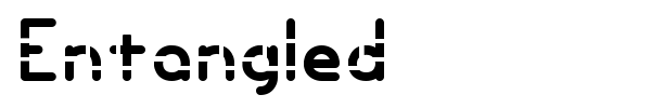 Entangled font preview