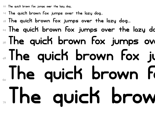 Entangled font waterfall
