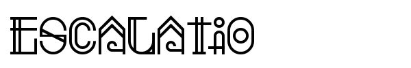 Escalatio font