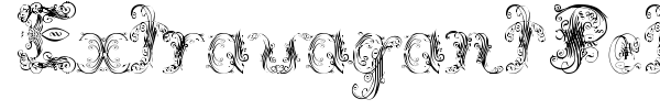 Extravagant Pete font preview
