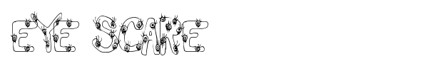 Eye Scare font preview