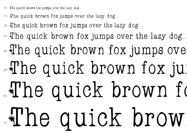 Fancy Pants font waterfall
