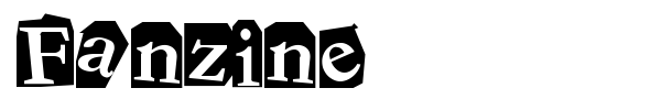 Fanzine font