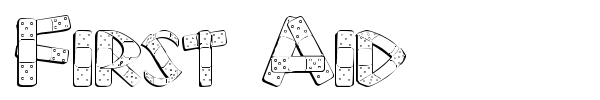First Aid font