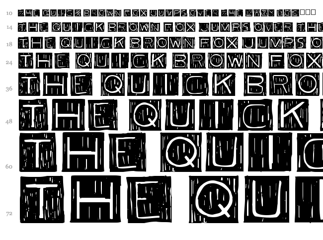 FKA Font font waterfall