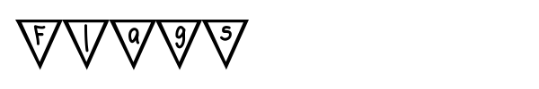 Flags font