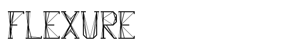 Flexure font