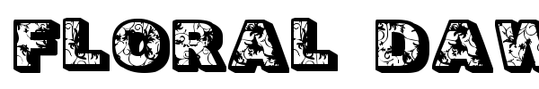 Floral Dawn font