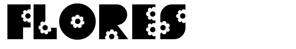 Flores font