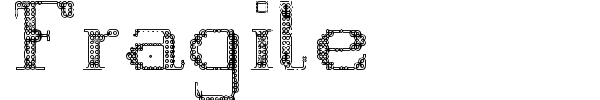 Fragile font