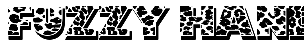 Fuzzy Handcuffs font